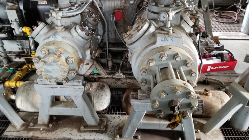 1085 HP Energy Industries #FE650D-4, reciprocating compressor, 3-stage, Caterpillar G3516-Tale NG engine - Image 5