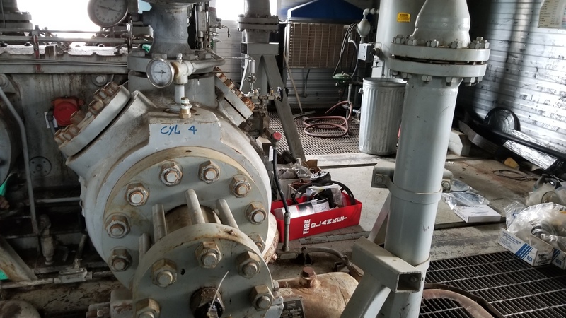 1085 HP Energy Industries #FE650D-4, reciprocating compressor, 3-stage, Caterpillar G3516-Tale NG engine - Image 8
