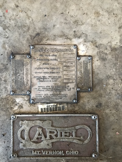 1215 HP Ariel #JGE/4, reciprocating compressor, 3-stage, Waukesha L5790GL NG engine, 1992 - Image 2
