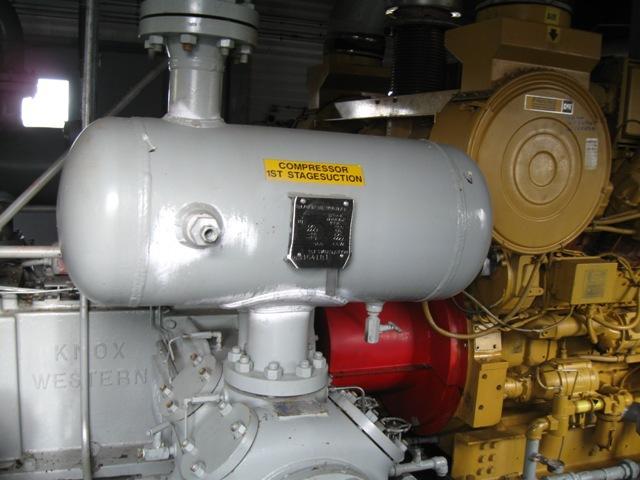 600 HP Knox Western #4445, reciprocating compressor, 2-stage, Caterplillar G3512TA NG engine, 1996 - Image 7