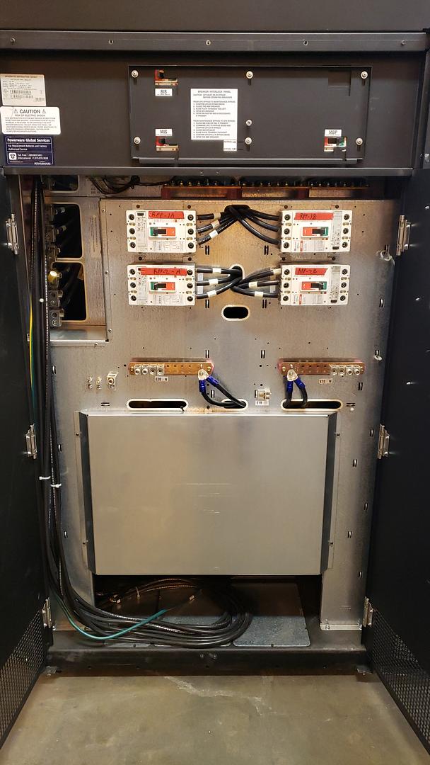 160 KVA Eaton #IDC-160, 9390 Integration Distribution Cabinet, 3 Wire, 3 phase, 192 Amps, 480 x 120/208 VAC - Image 1