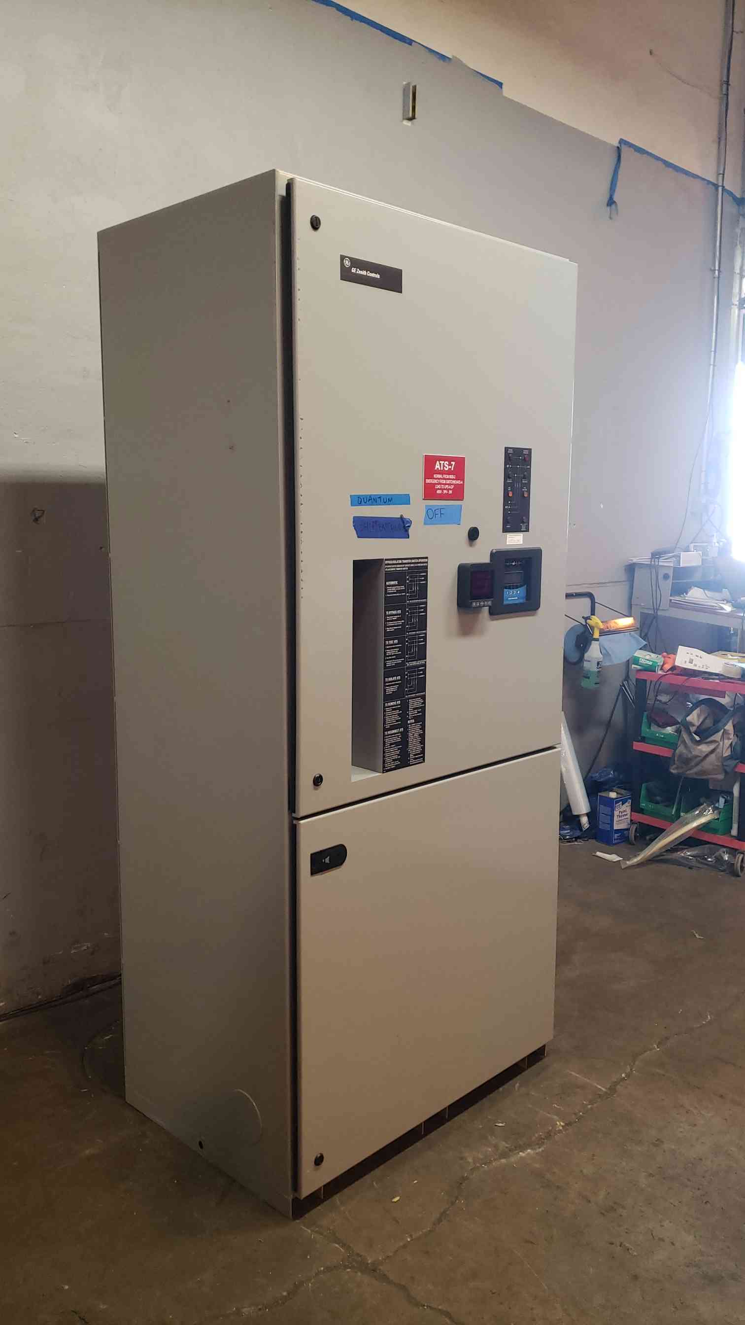 1000 Amp. General Electric Zenith #ZB5CB10031-05G601N, Transfer Switch, 3 phase, 60 Hz, 480 V - Image 3