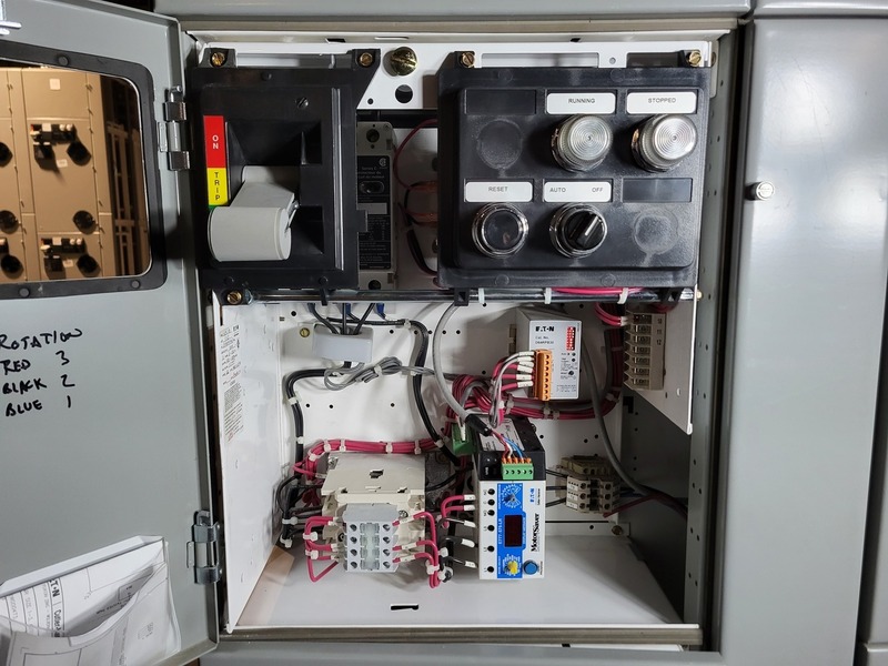 Eaton, FVNR starter, size 1, enclosure, 1.5 HP, 600 Volts, 7 amp, like new - Image 2