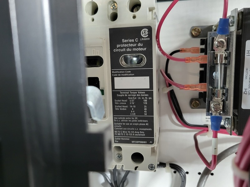 Eaton, FVNR starter, size 1, enclosure, 1.5 HP, 600 Volts, 7 amp, like new - Image 8