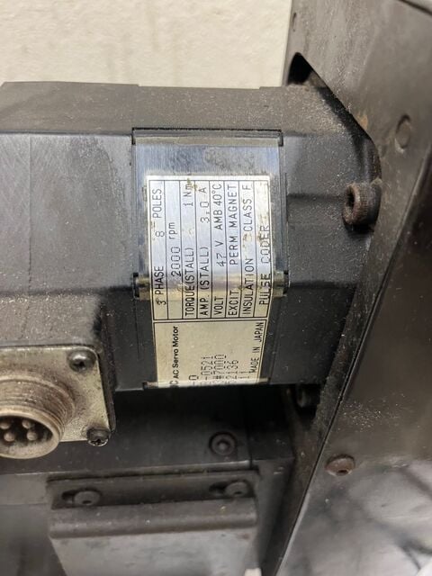 Fanuc #2-0, servo motor, A06B-0521 - Image 5