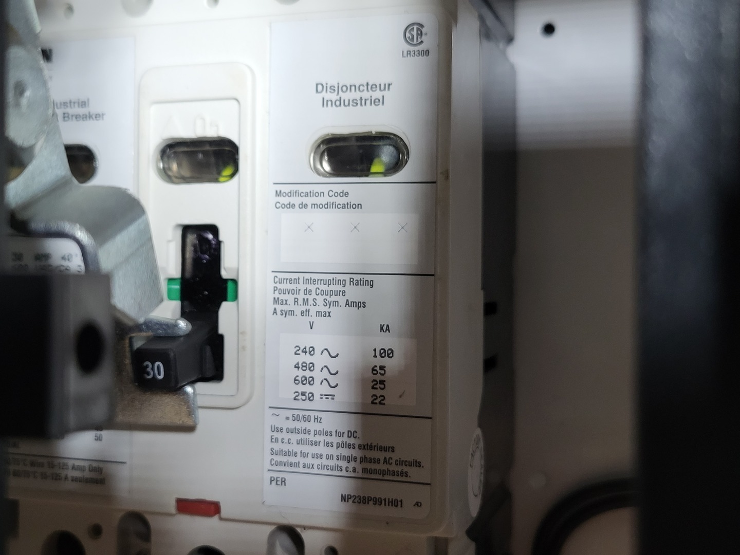 15 HP Eaton, SVX010A1-5A4N1, variable frequency drive, 600 Volts, 18 amps, like new - Image 10
