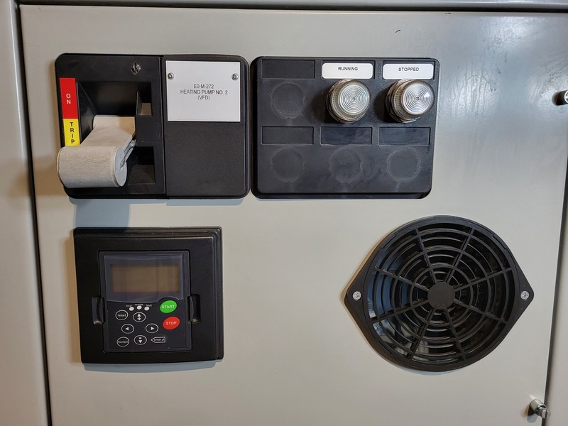 20 HP Eaton Cutler-Hammer, SVX015A1-5A4N1, VFD, 600 Volts, 22 amps, like new - Image 4