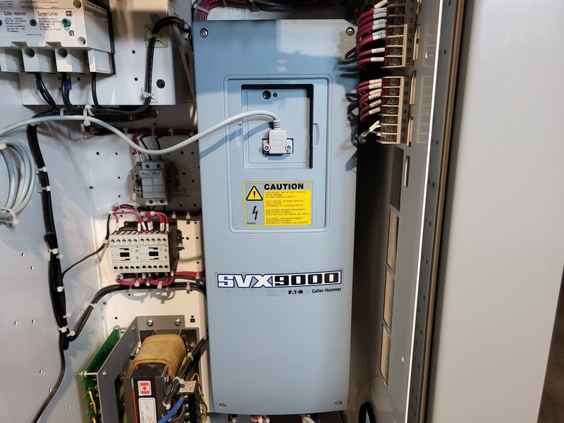 20 HP Eaton Cutler-Hammer, SVX015A1-5A4N1, VFD, 600 Volts, 22 amps, like new - Image 6