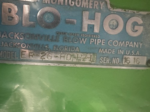 Montgomery Blo Hog #ER-26-HDHZL, horizontal feed - Image 8