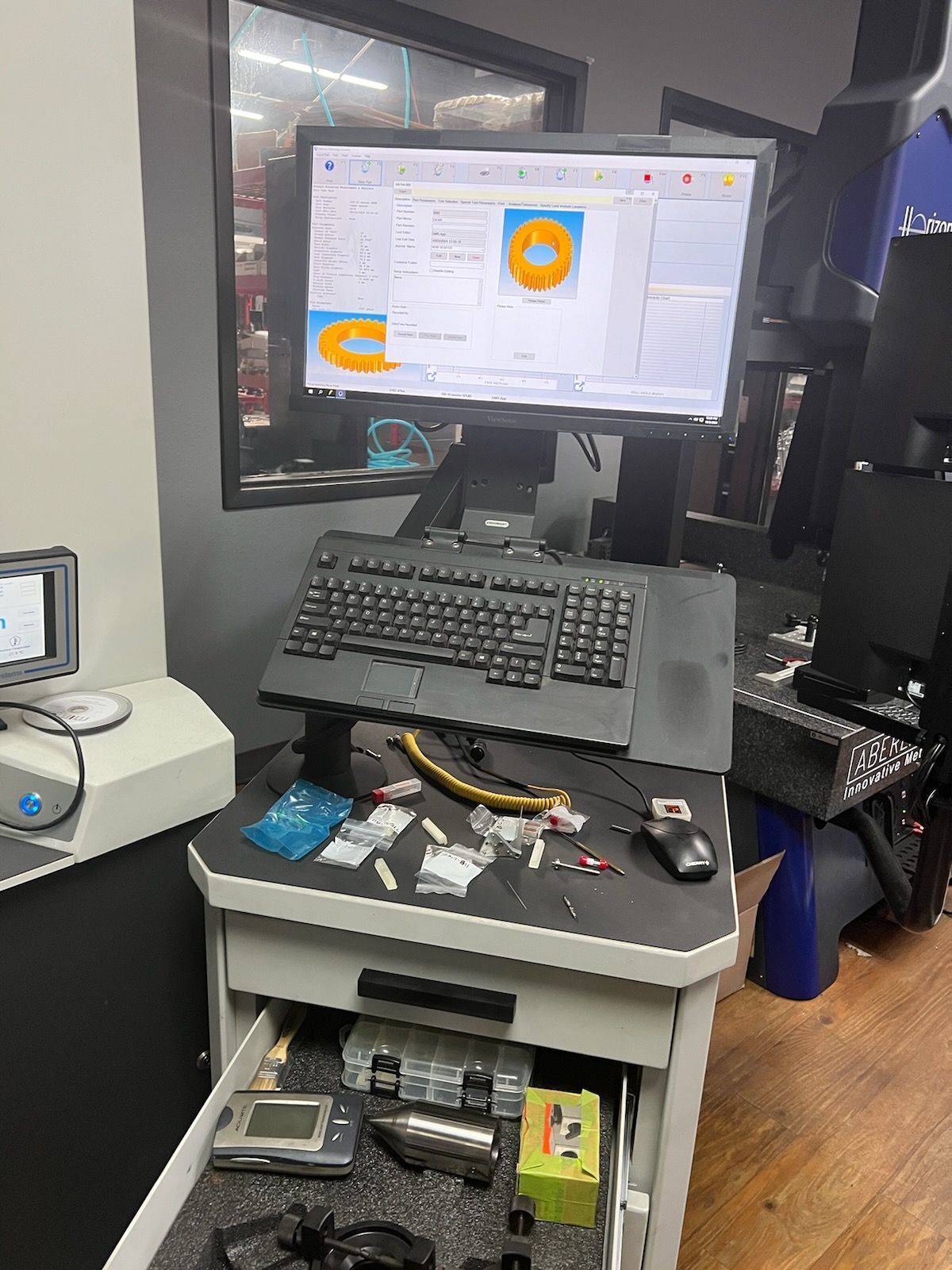 Gleason #300GMS, CNC gear tester, well equipped with many probes & tooling, charting, software, new 2019/2020 - Image 5