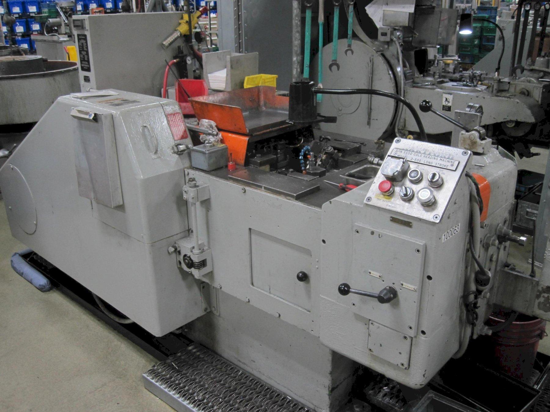 3/16" x 3" Hartford #3-500, high speed long stroke single die cold header, 500 PPM, 15 HP - Image 4