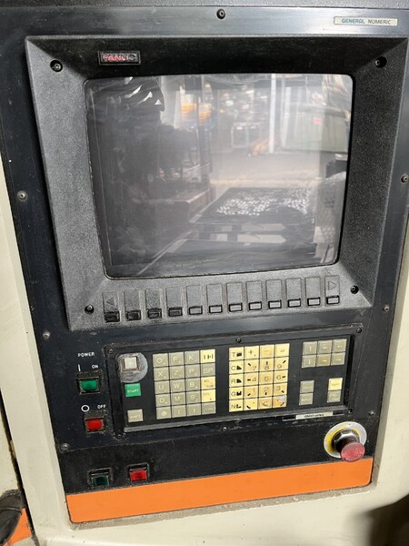 Hardinge #CHNC-II, CNC turret lathe, Fanuc Control, 8 station