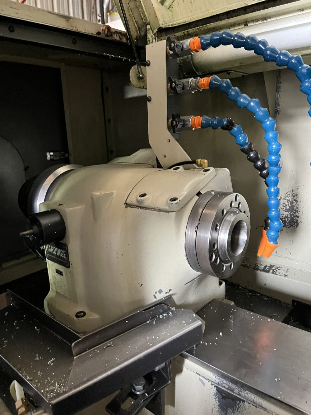Hardinge #CHNC-II, CNC turret lathe, Fanuc Control, 8 station