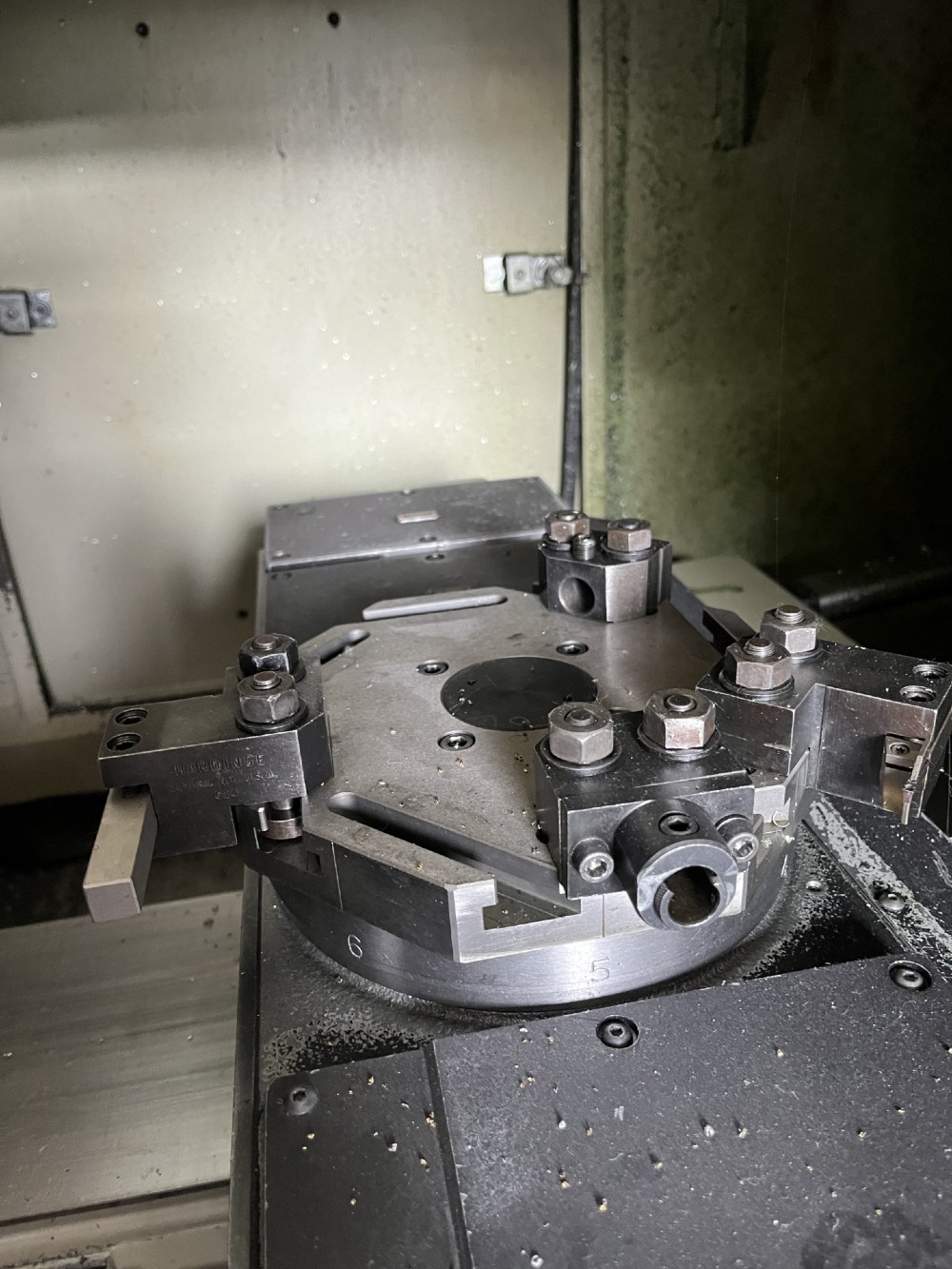 Hardinge #CHNC-II, CNC turret lathe, Fanuc Control, 8 station
