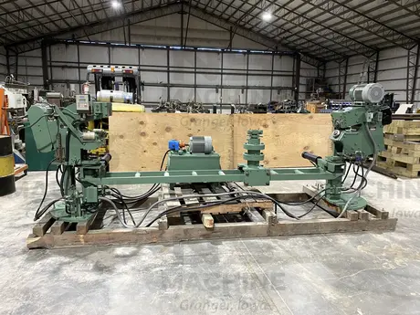 3/16" Blue Valley #72, elliptical head shear & flanger, 120" diameter, vari-speed contol - Image 1