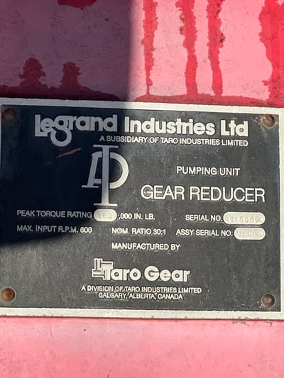 160 Legrand #160-173-64, pump jack, 1985 - Image 5