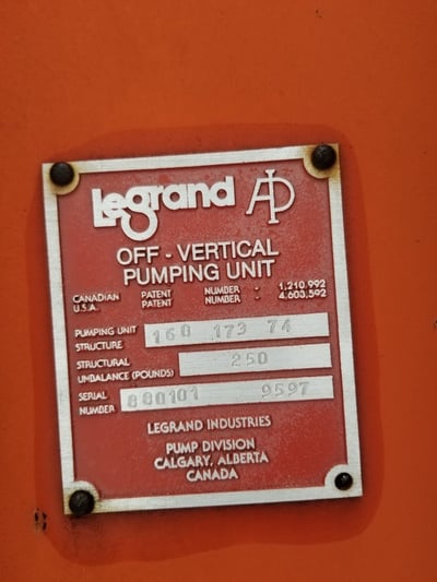 160 Legrand #160-173-74, pump jack, 2000 - Image 4