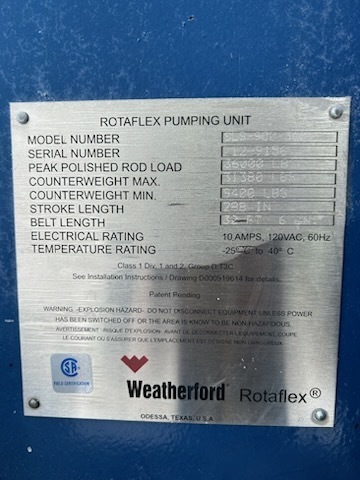 288 Shengli-Highland #Rotaflex-SLS-900, belt pump jack, 2010 - Image 2