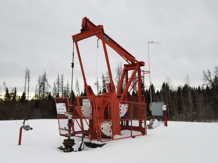 80 Lufkin #M-80D-143-74, pump jack, 1990 - Image 1