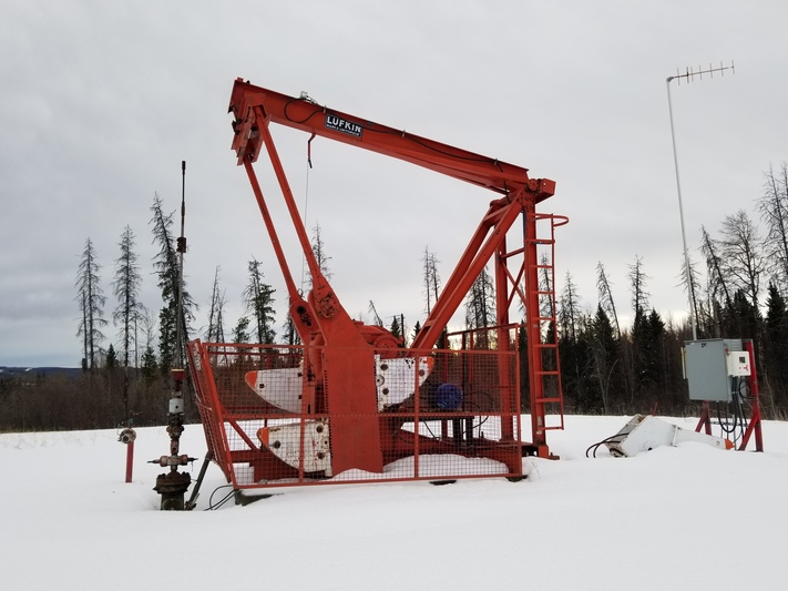80 Lufkin #M-80D-143-74, pump jack, 1990 - Image 2