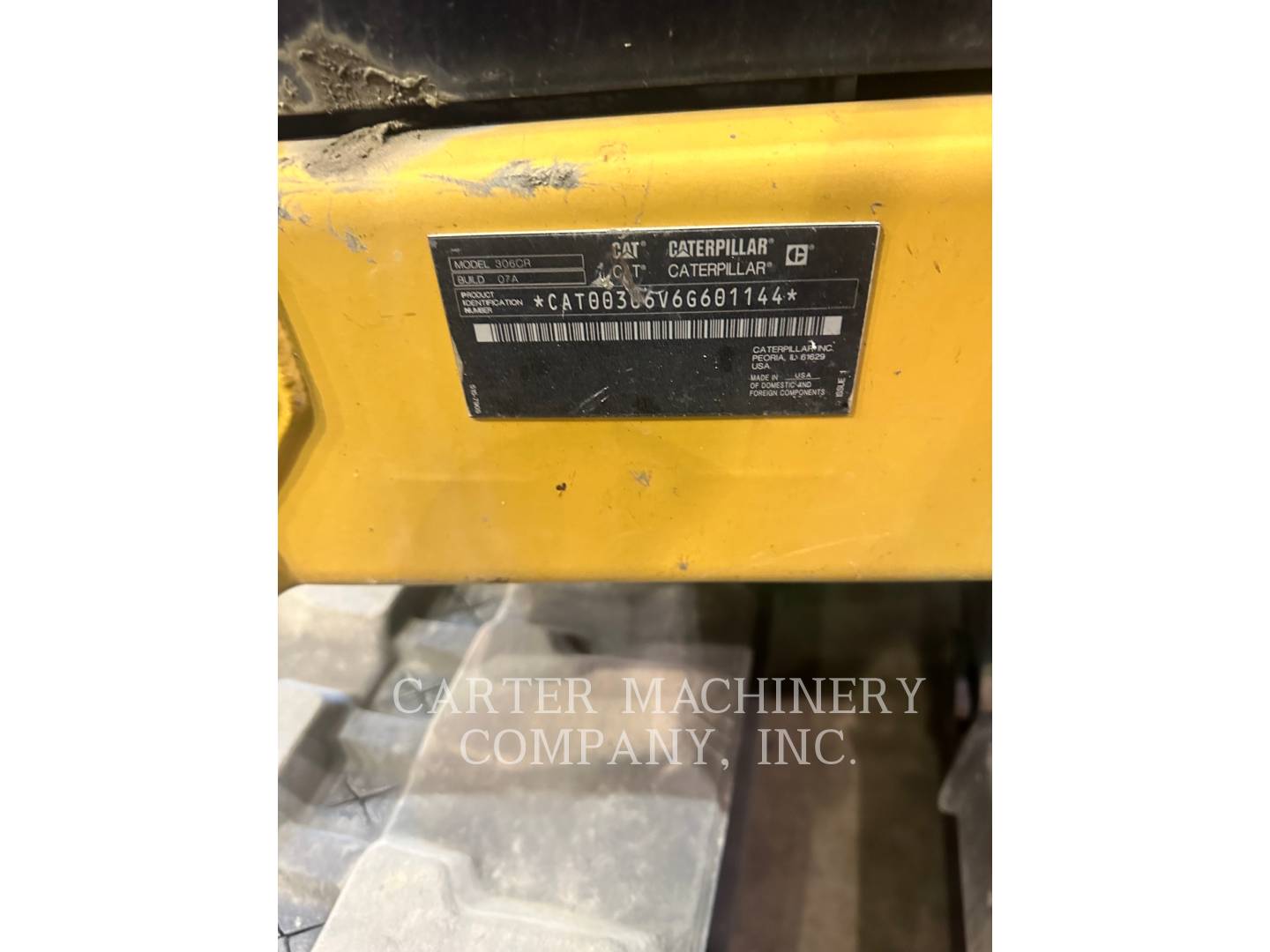 Caterpillar 306, Crawler Excavator, 1257 hours, S/N: 6G601144, 2020 - Image 6