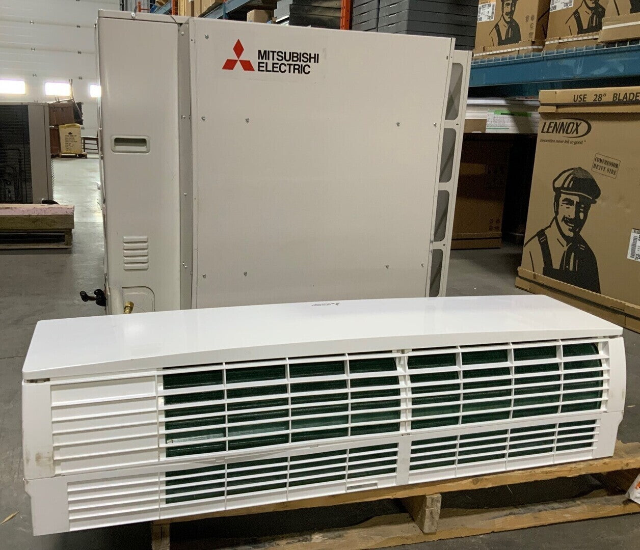 Mitsubishi #PUY-A24NHA7, 24000 BTU/hr wall mounted air conditioning system, 2017 - Image 1