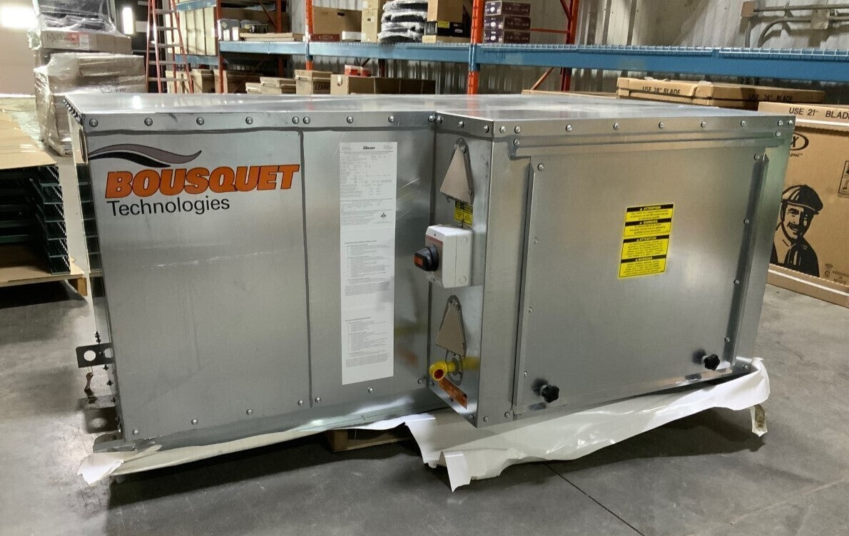 Bousquet #SDM-50-E-RH-BDD-LMN-C, make-up air unit, 597000 BTU/hr @ 175 KW, new surplus - Image 1