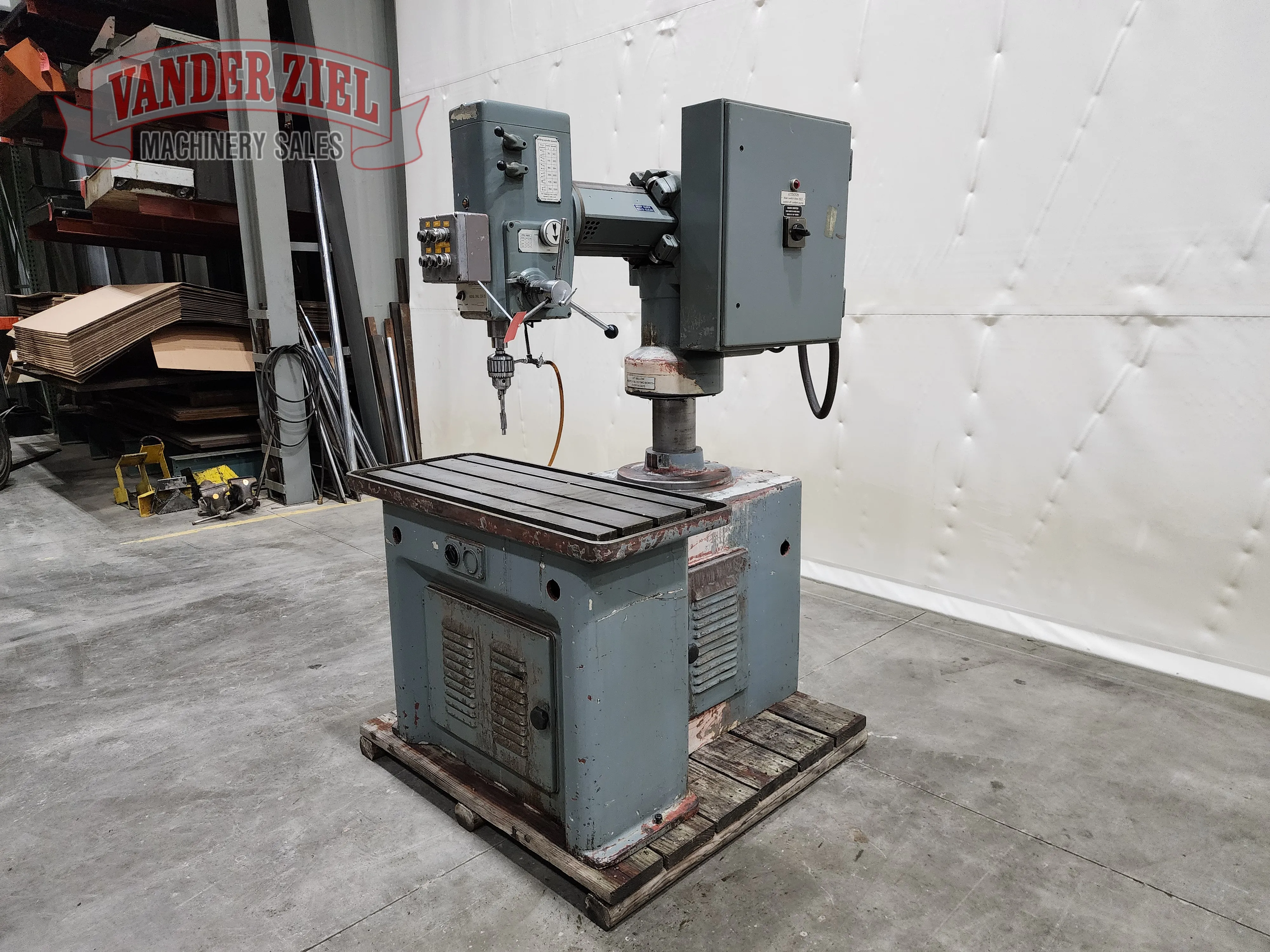 26" Donau (Sheldon) #SDR23, drill press, 6" column, 5" stroke, MT3 - Image 2