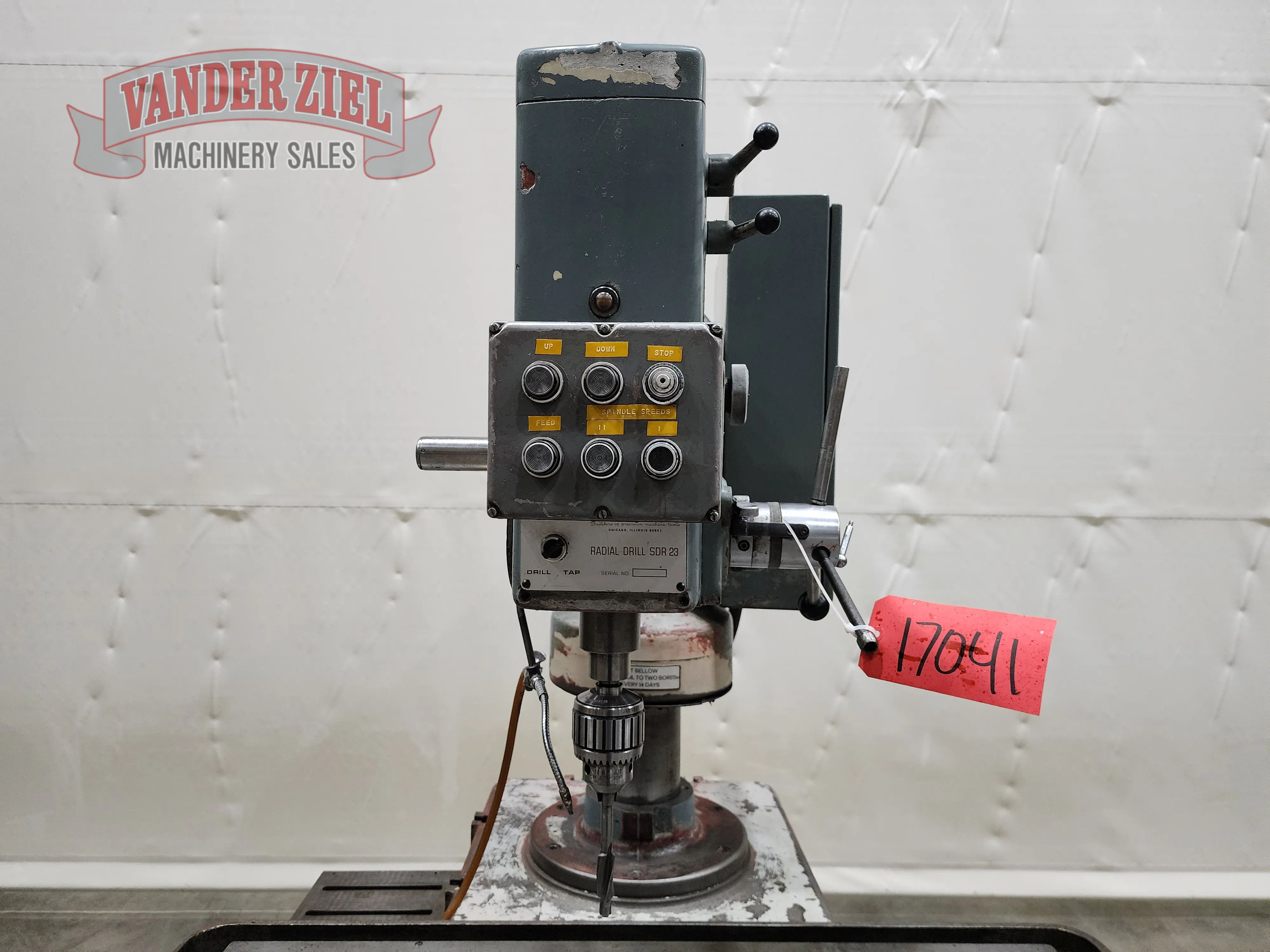 26" Donau (Sheldon) #SDR23, drill press, 6" column, 5" stroke, MT3 - Image 7