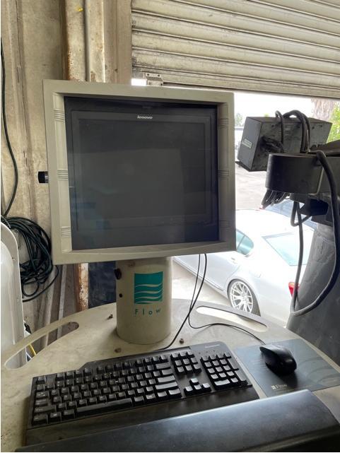 Flow #IFB-4800, waterjet cutting system, 4' X, 8' Y, 8" Z, 50 HP, 87000 psi, Dynamic cutting head, 2008 - Image 3