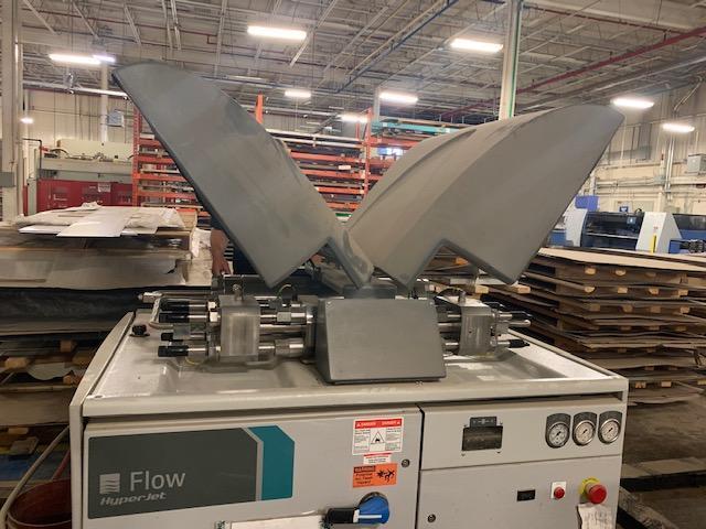 Flow #Mach-4-4030C, waterjet cutting system, 160" X, 126" Y, 12" Z, 100 HP, 94000 psi, Ebbco chiller, 2015 - Image 4