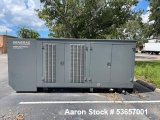 300 KW Generac #MG0300, Natural Gas Generator, 277/480 Volts, 160 hours,S/N 2114542,2012 - Image 2