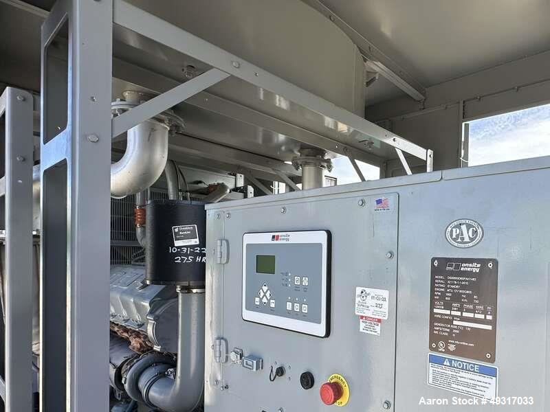 600 KW MTU #DS600D, Standby diesel generator set, 120/208 Volts, enclosure, 293 hours, 2010 - Image 7