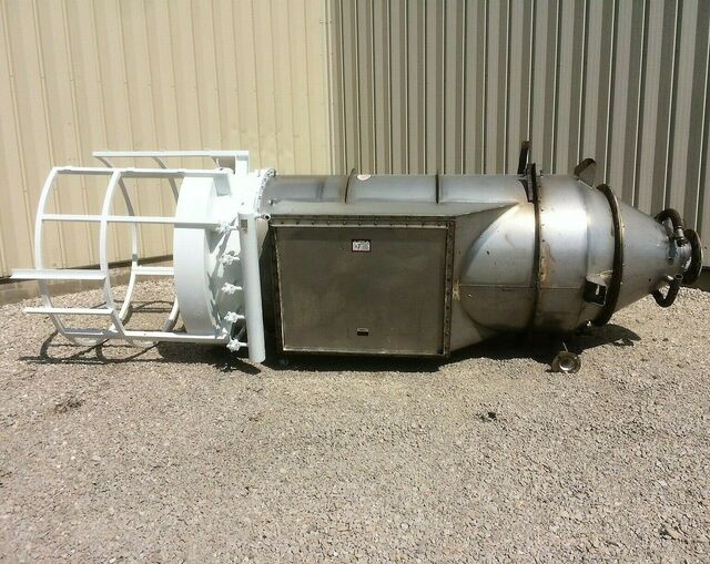 1463 cfm Mac, Stainless Steel Filter Receiver Dust Collector, 209 sq.ft., (21) 6" x 6' L Filters, 3" product - Image 10