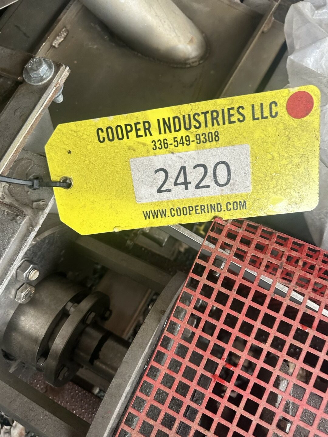 6" diameter x 7' long, Stainless Steel U-Trough Spiral Flight Screw Auger Conveyor, 3" dia. Shaft - Image 7