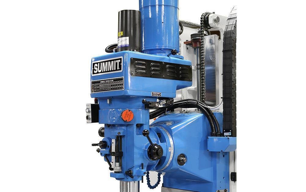 Summit #EVS-760B, vertical bed mill, 16.9" x60" table, 7.5 HP, 70-3800 RPM, NEW - Image 2