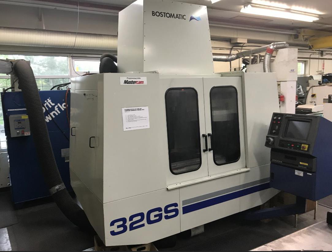 Bostomatic #BD32-GS, CNC vertical machining center, 20 automatic tool changer, 31" X, 16" Y, 20" Z, 30000 - Image 2