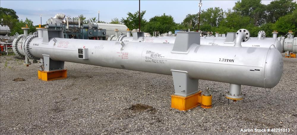2143 sq.ft., 412 psi shell, Ilsung Corp, 4 Pass U Tube Shell & Tube Heat Exchanger, Shell 392&deg;F, 3/4" dia x - Image 4