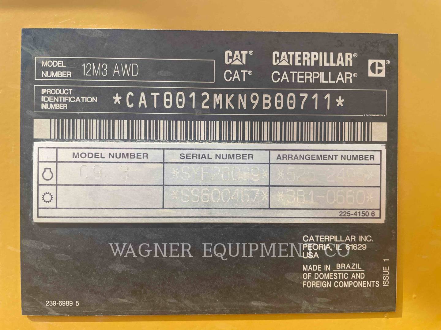Caterpillar 12M3, Motor Grader, 6150 hours, S/N: N9B00711, 2018 - Image 6