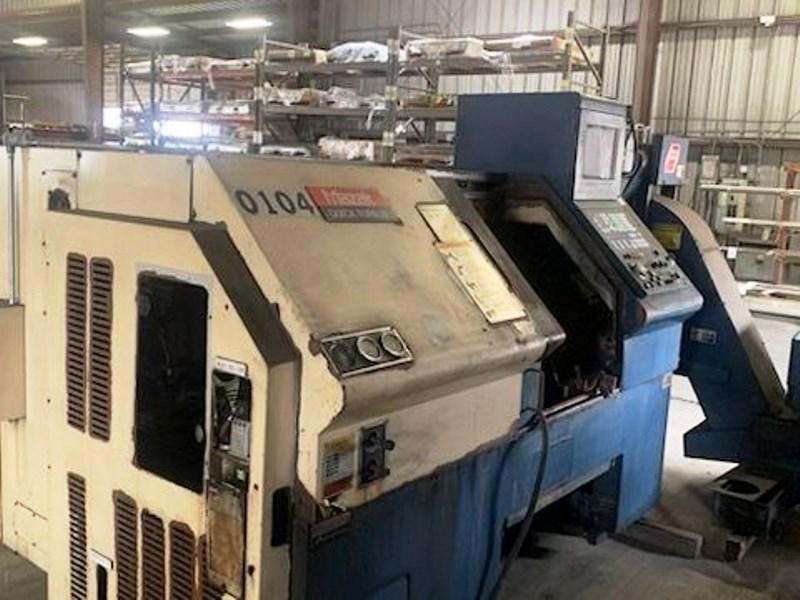 Mazak #Quick-Turn-20N, 2-Axis slant bed CNC lathe, Mazatrol T-Plus, 17.3" swing, 10" chuck, 1997 - Image 3