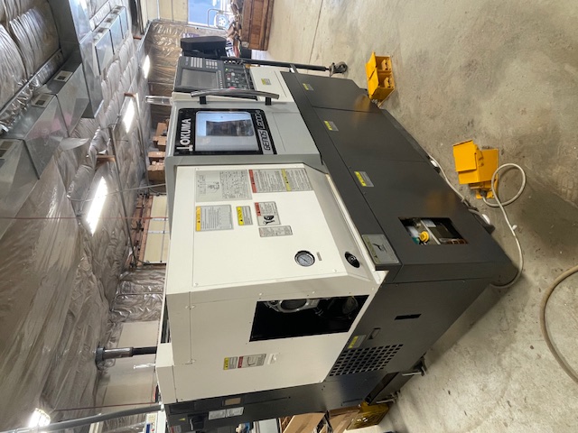 Okuma #Genos-L2000-e, CNC lathe, 17.7" swing, 8" chuck, 3-jaw, 2" bar, 40" centers, 9.06" dia., 19.69" lgth - Image 4