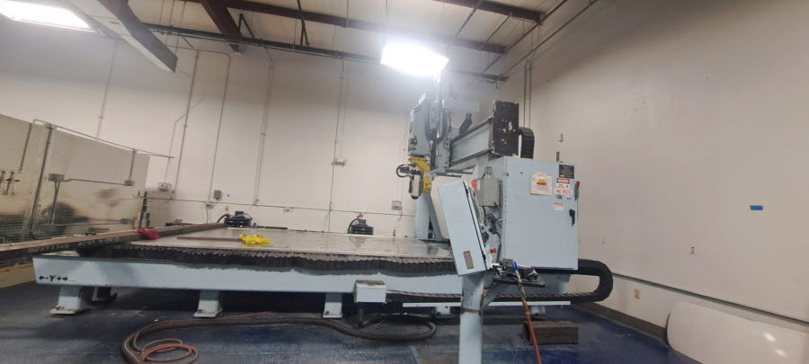 DMS #5MB1015C48R, 5-Axis gantry router, Fagor 8055 CNC Control, 180" X, 120" Y, 48" Z, 2004 - Image 1