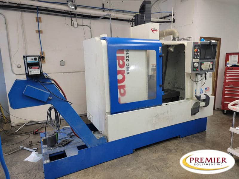 Fadal #VMC2216, CNC vertical machining center, Fadal MP Control