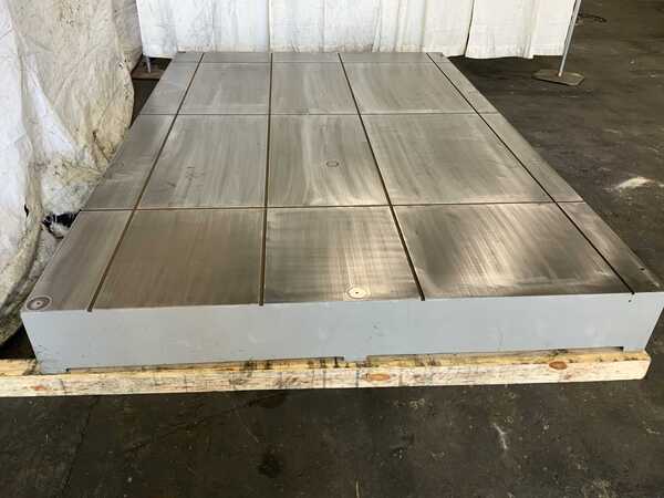 79" x 118" Precision layout table, grooves - Image 8