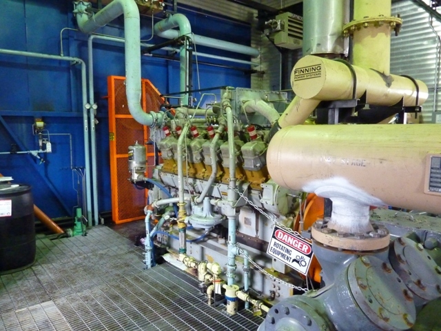 945 HP Superior #RAM-54, reciprocating compressor, 2-stage, Caterpillar 3512SI engine, 1989 - Image 3