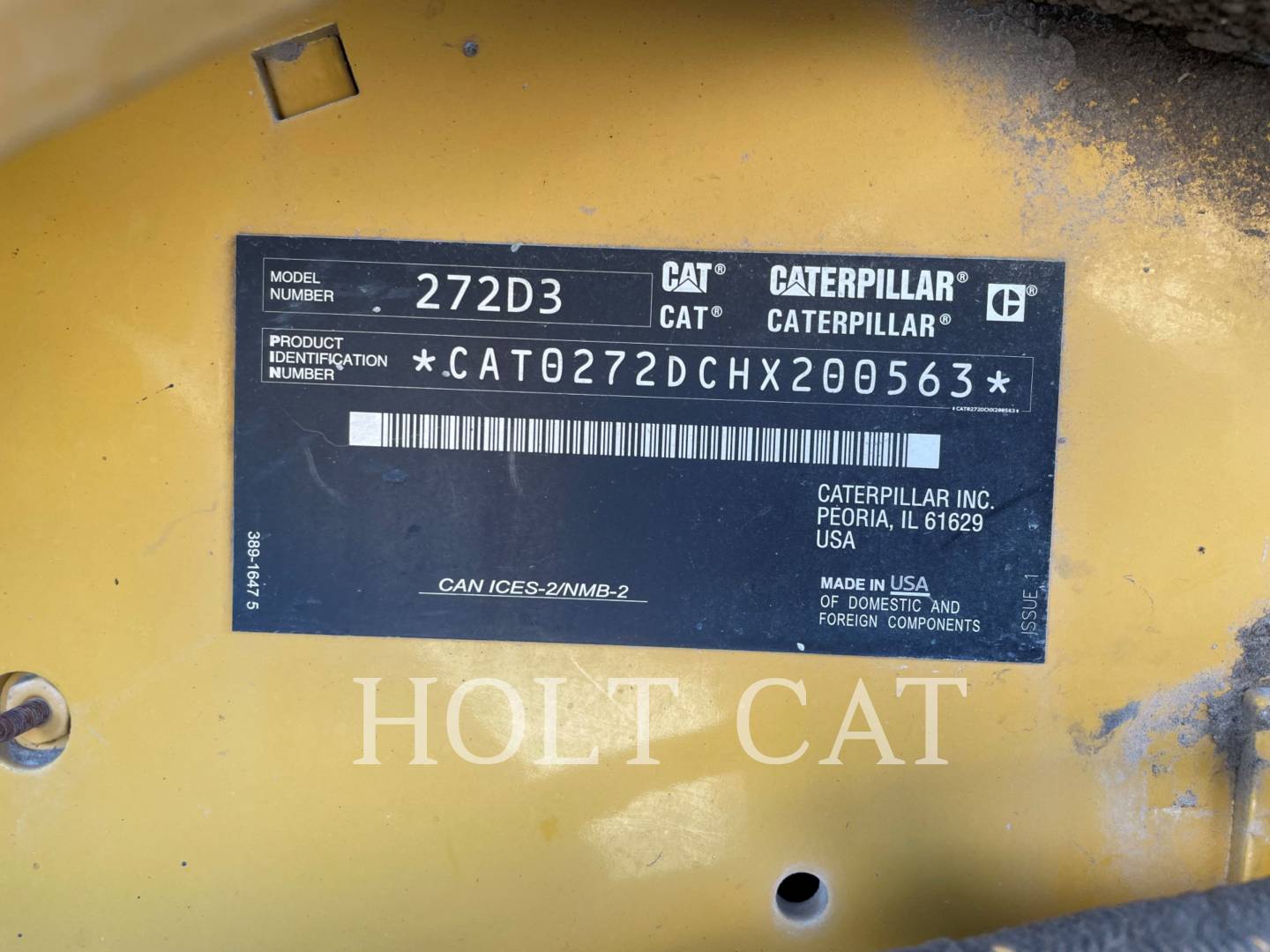 Cat 272D3, Skid Steer Loader, 2250 hours, S/N: HX200563, 2019 - Image 6