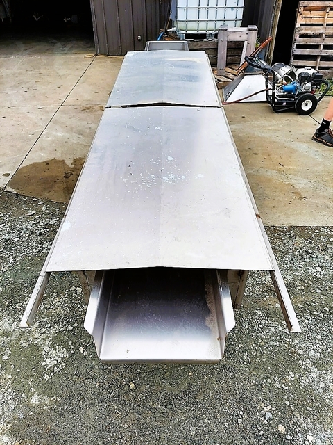 14" wide x 10' long, Key #432477-1, Iso-Flo Vibratory Conveyor, 5" H sidewalls, 1 HP, 230/460 V. - Image 3