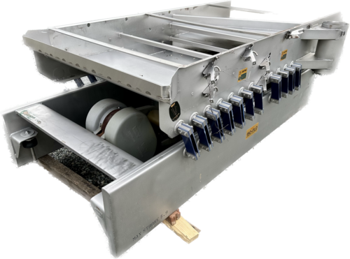 48" wide x 7' long, Key, Iso-Flo Vibrating Sifter/Dewatering Table, 15" H wall, 1 HP, 208-230/460 V. - Image 2