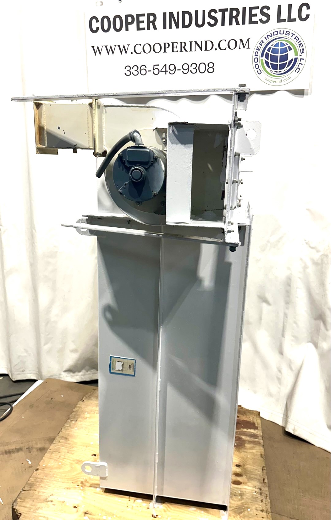 100 sq.ft., Buhler, Horizontal Mounted Bin Vent Filter, Pulse Jet Cleaning, w/Exhaust Fan, (16) bag ports - Image 7