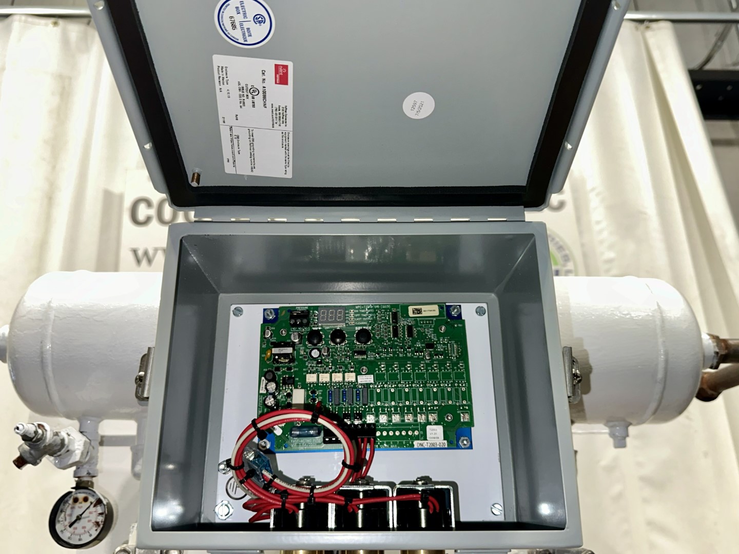 100 sq.ft., Buhler, Horizontal Mounted Bin Vent Filter, Pulse Jet Cleaning, w/Exhaust Fan, (16) bag ports - Image 10